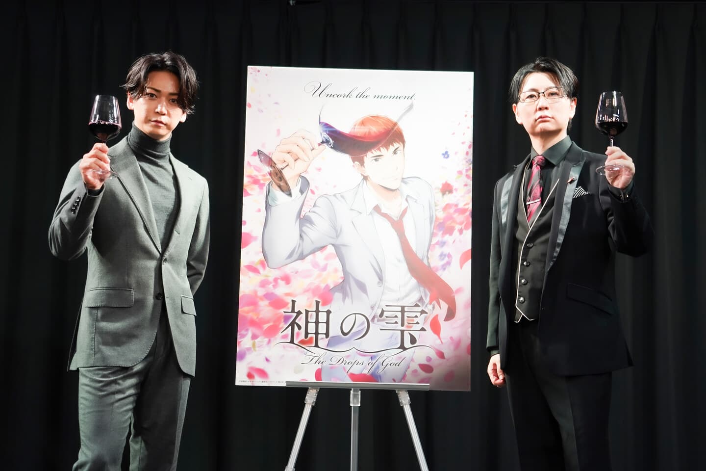 「神の雫」アニメ決定制作発表会主演・亀梨和也 登壇!オフィシャルレポート到着